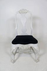 Set of Ten Similar 18th Century West Swedish Rococo Chairs