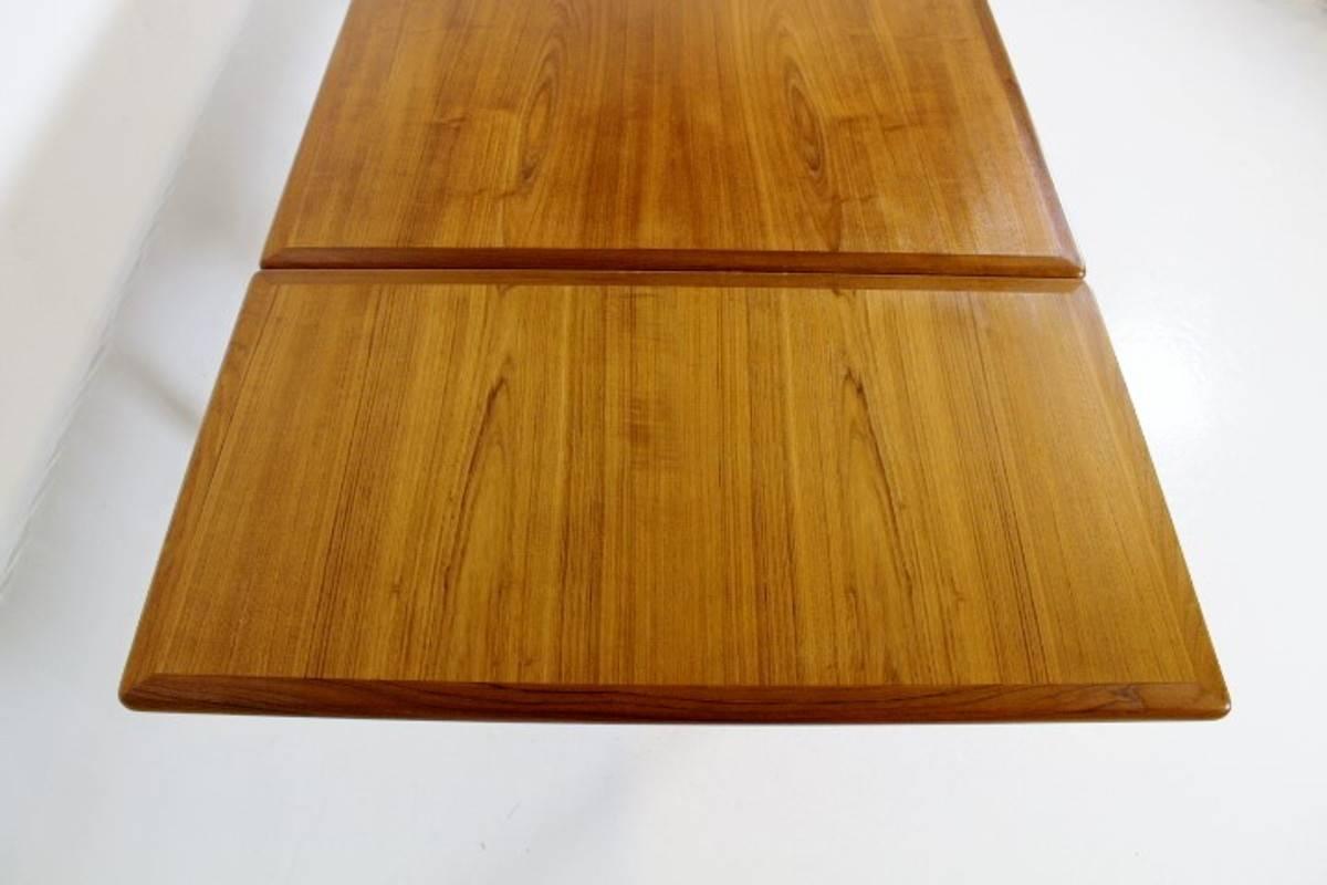 Scandinavian Dining Table by Hans J Wegner for Anreas Tuck in Teak Oak AT 312 In Excellent Condition In Helsingborg, SE