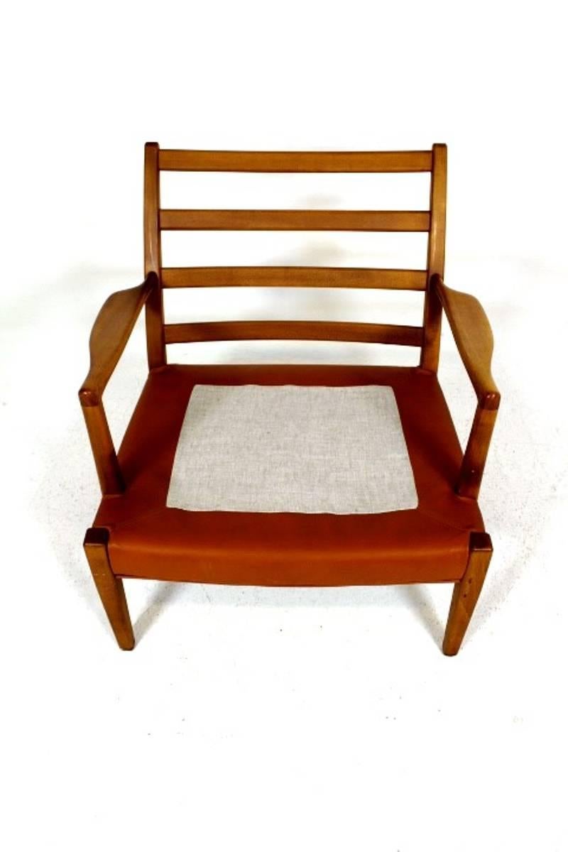 Rare Scandinavian Lounge Chair Model 