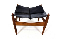 Rare Big Ottoman Model 272 Designed by Illum Wikkelsø for C.F. Christensen