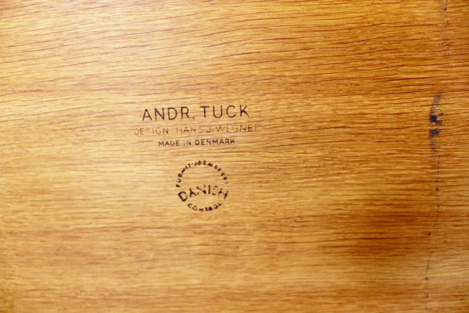 Sewing Table in Solid Oak by Hans J. Wegner, 1959 for Andreas Tuck, Model AT-33 3