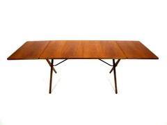 Dining Table with Cross-Leg, At-309 Hans J Wegner for Andreas Tuck