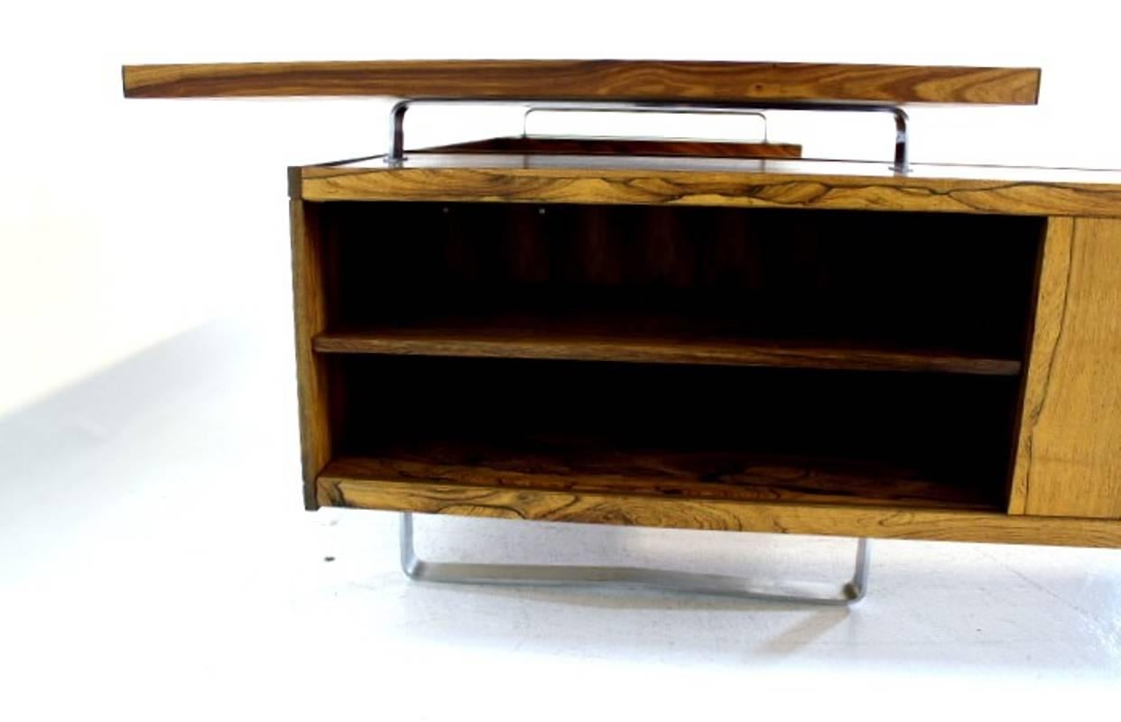 Danish Midcentury L-Shaped Desk Signed by Jørgen Pedersen for E Pedersen & Søn 3