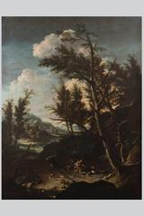 Pair of Late 17th Century Italian Paintings by Antonio Francesco Peruzzini