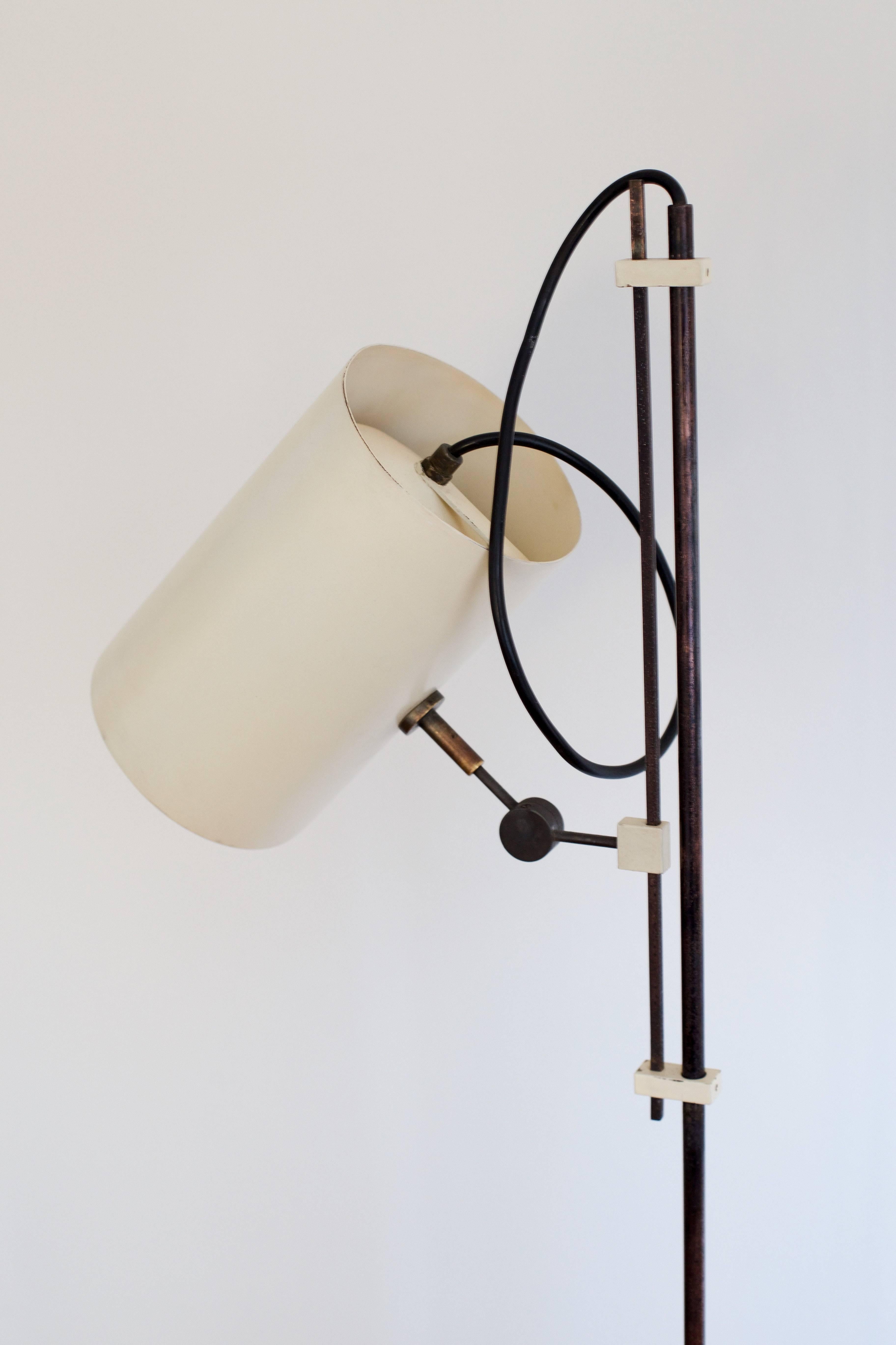 Rare floor lamp by Giuseppe Ostuni.