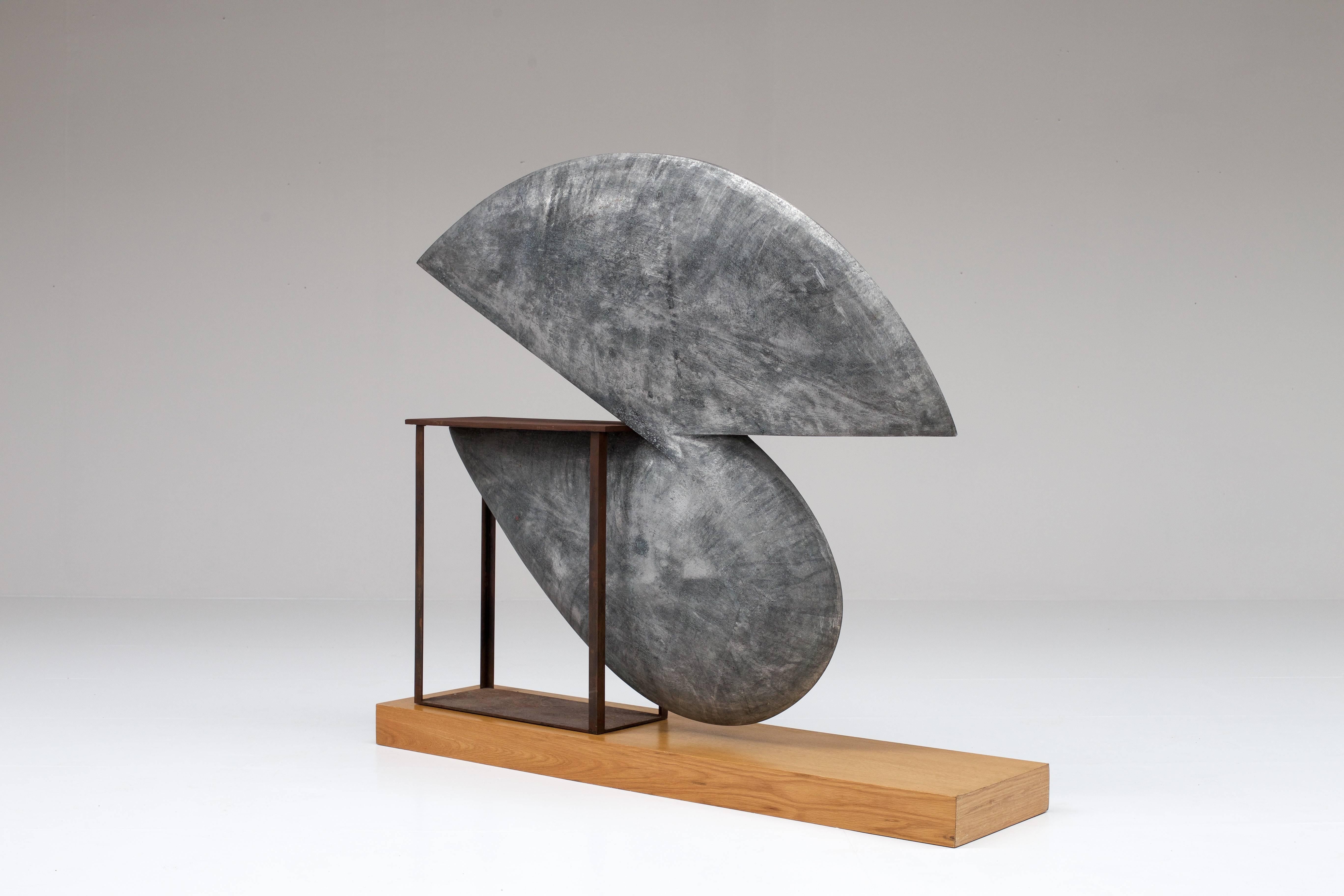 Late 20th Century Win Knowlton Sculpture, 1987 For Sale