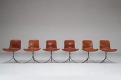 Set of Six Poul Kjærholm PK9 Chairs