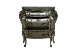 Hand Painted Italian-Style Commodes, Pair
