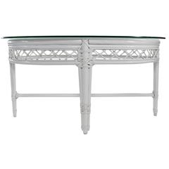 Ficks Reed Trellis Cocktail Table