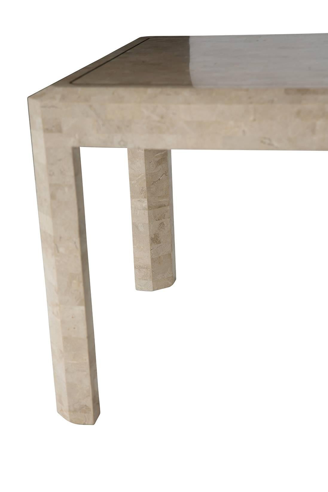 Maitland Smith Tessellated Side Table For Sale 2