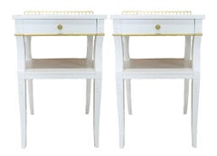 Neoclassical-Style Nightstands, Pair