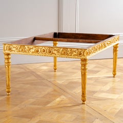Louis XVI Style Hand-Carved Coffee Table by La Maison London