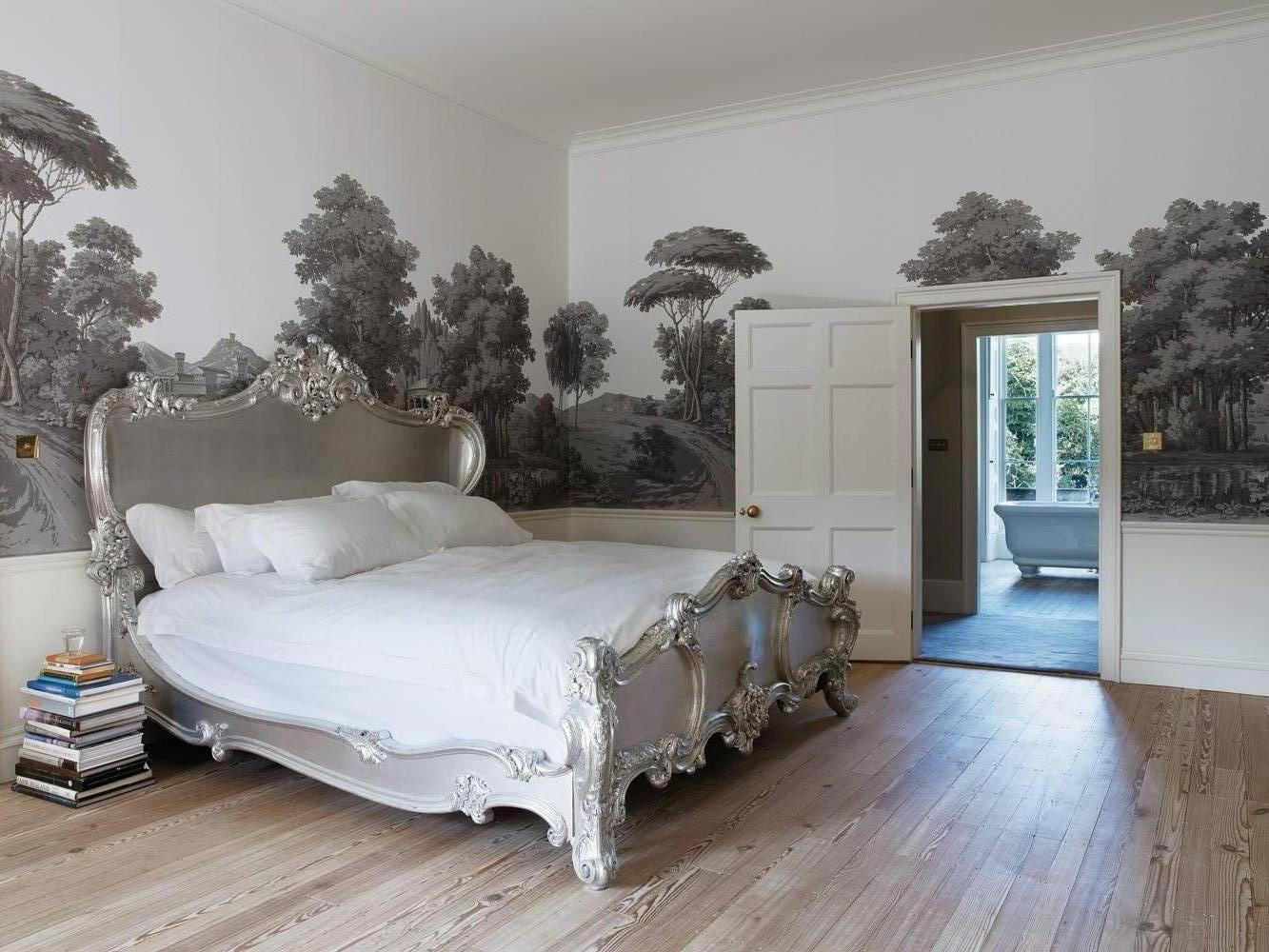 Contemporary The Cherub Bed Hand Crafted In The Rococo Style Made By La Maison London