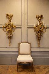 Large Louis XV Style Giltwood Wall Lights