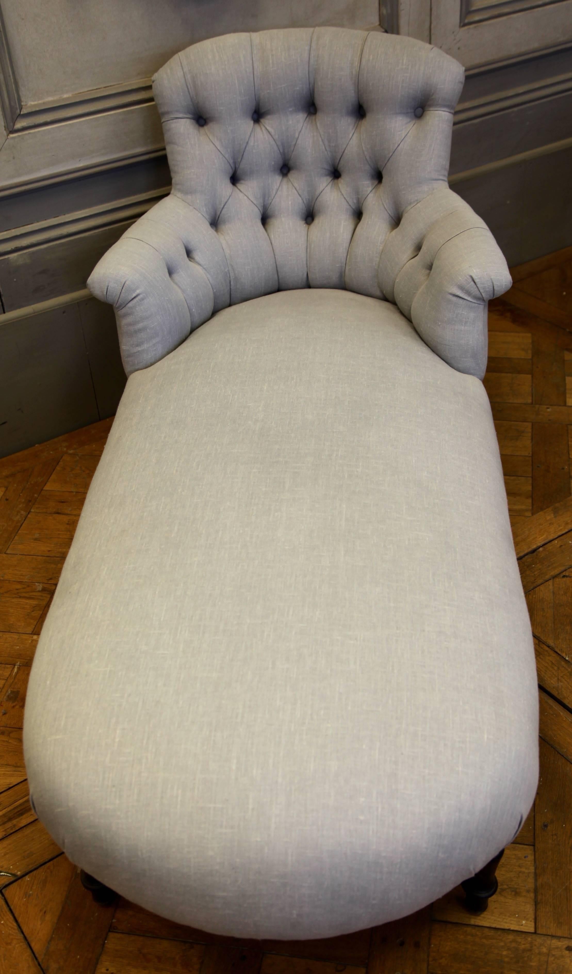 French NAP III Chaise Longue