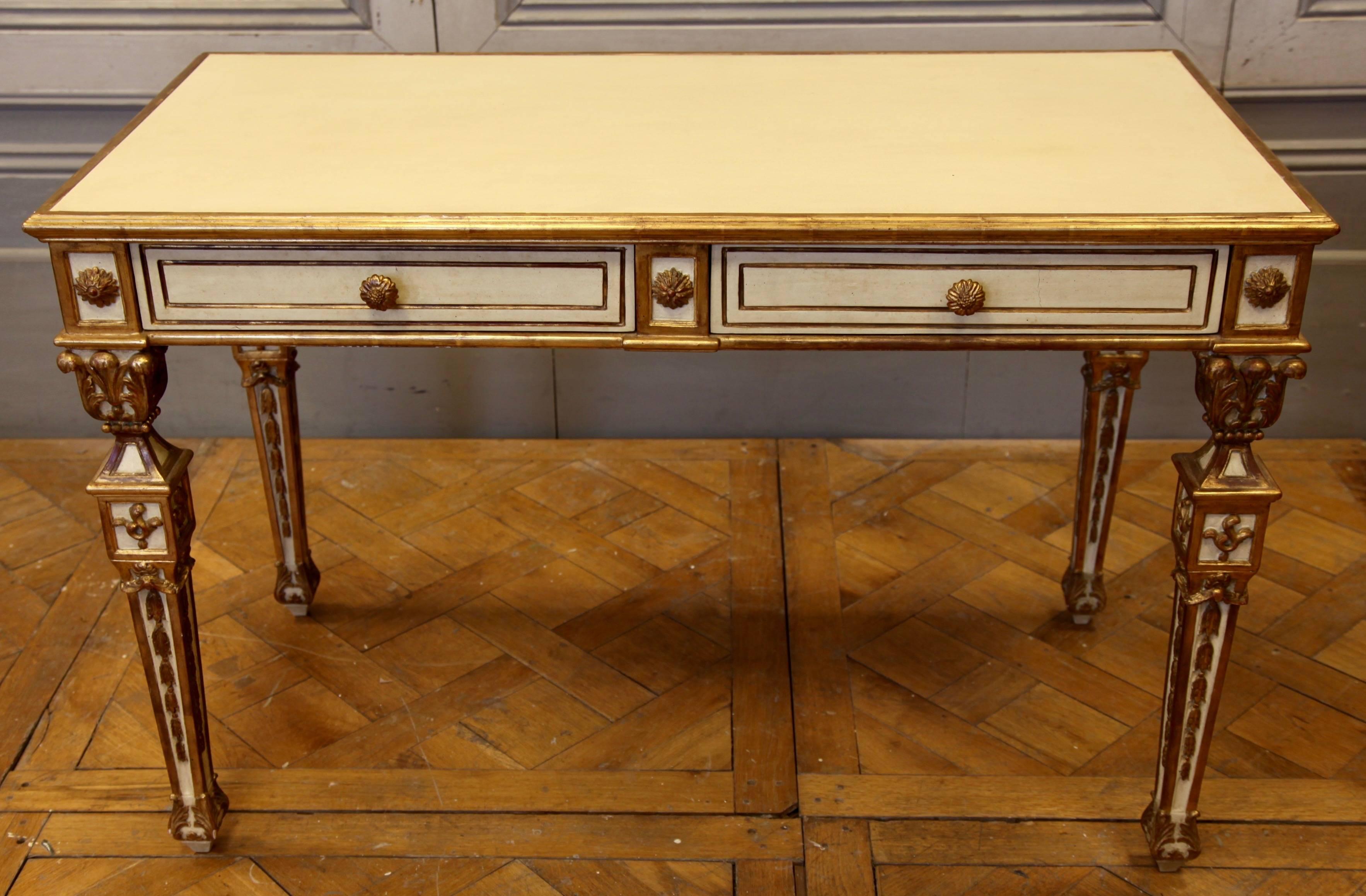 Wood Louis XVI Style Writing Desk