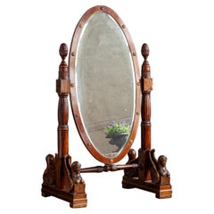 19th Century Italian Cheval Mirror
