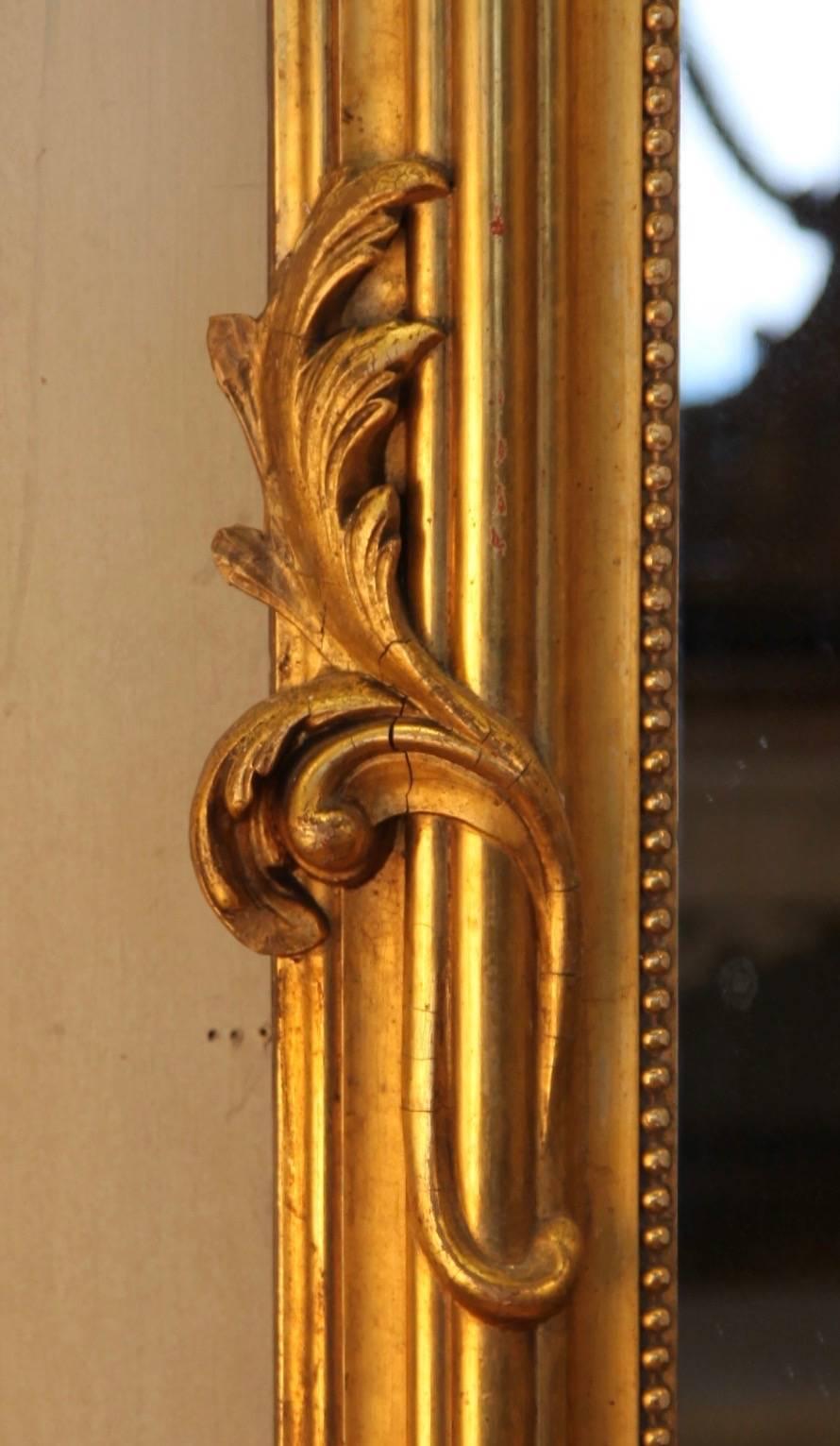 French 19th Century Gilded Mirror