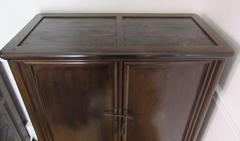 Chinese Furniture Jichi Mu Wood Double Door Cabinet Qing Dynasty