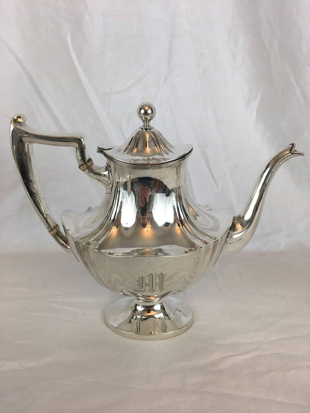 Whiting Manufacturing Co Tea & Coffee Service Sterling Silver, American (Nordamerikanisch)