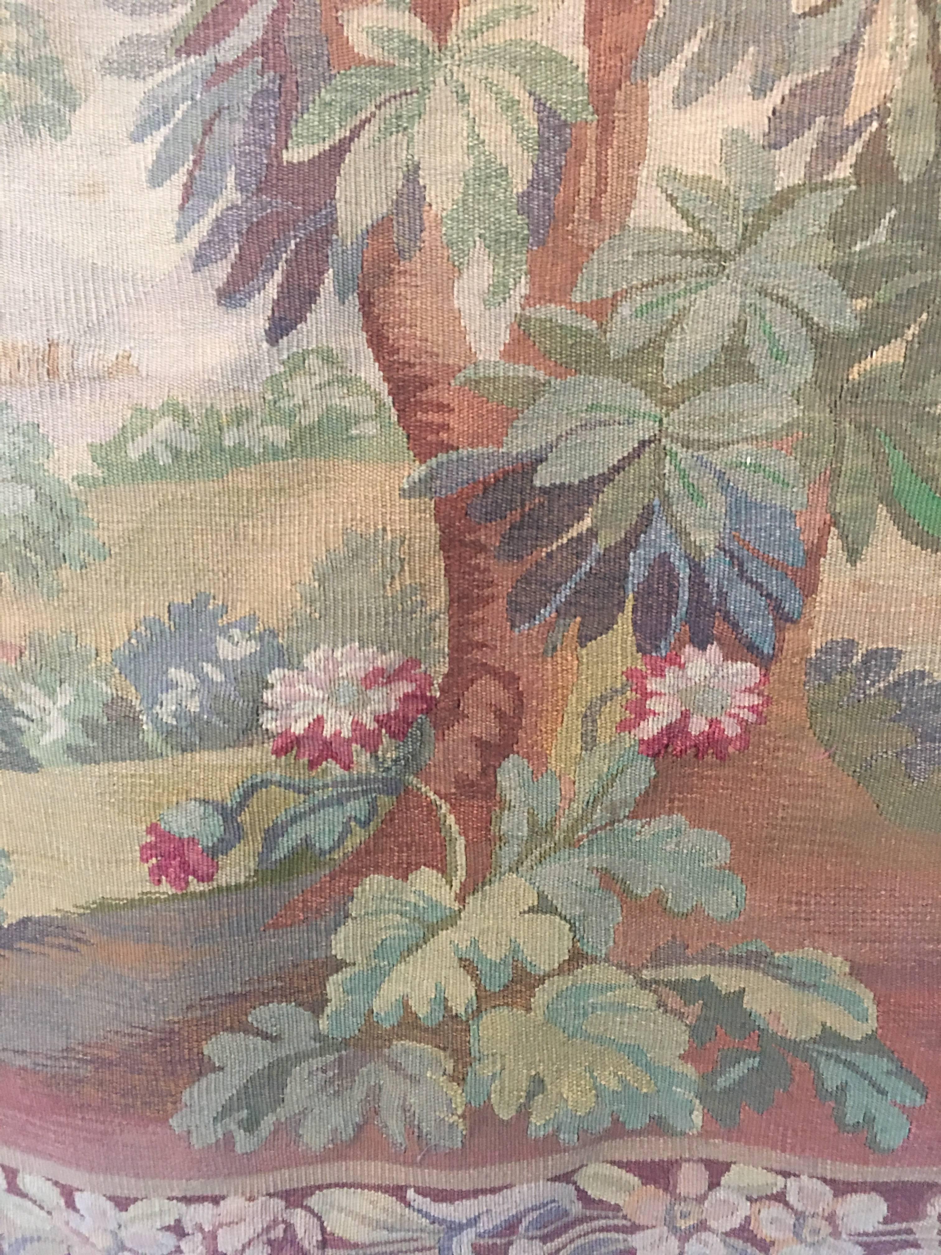 19th Century French Aubusson Tapestry, circa 1850