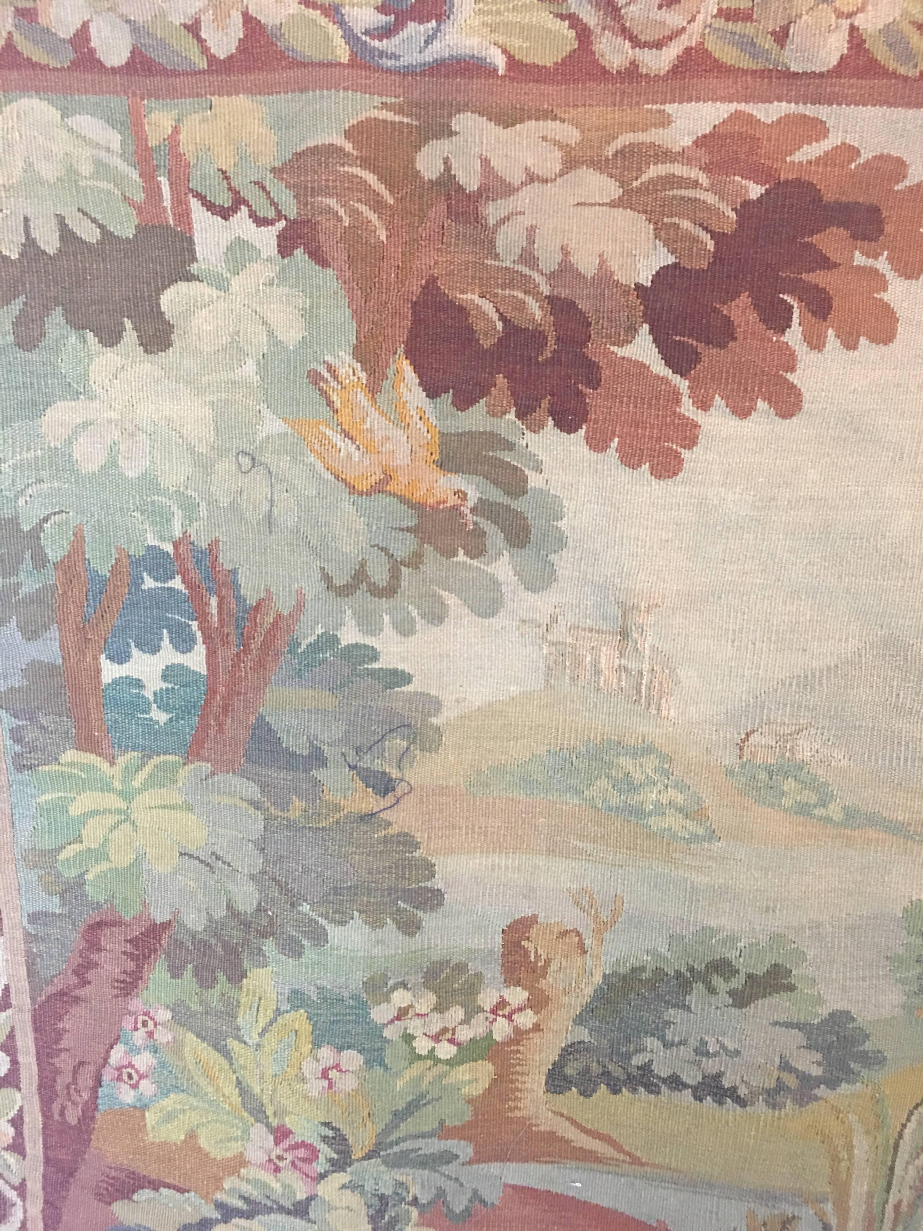 French Aubusson Tapestry, circa 1850 1