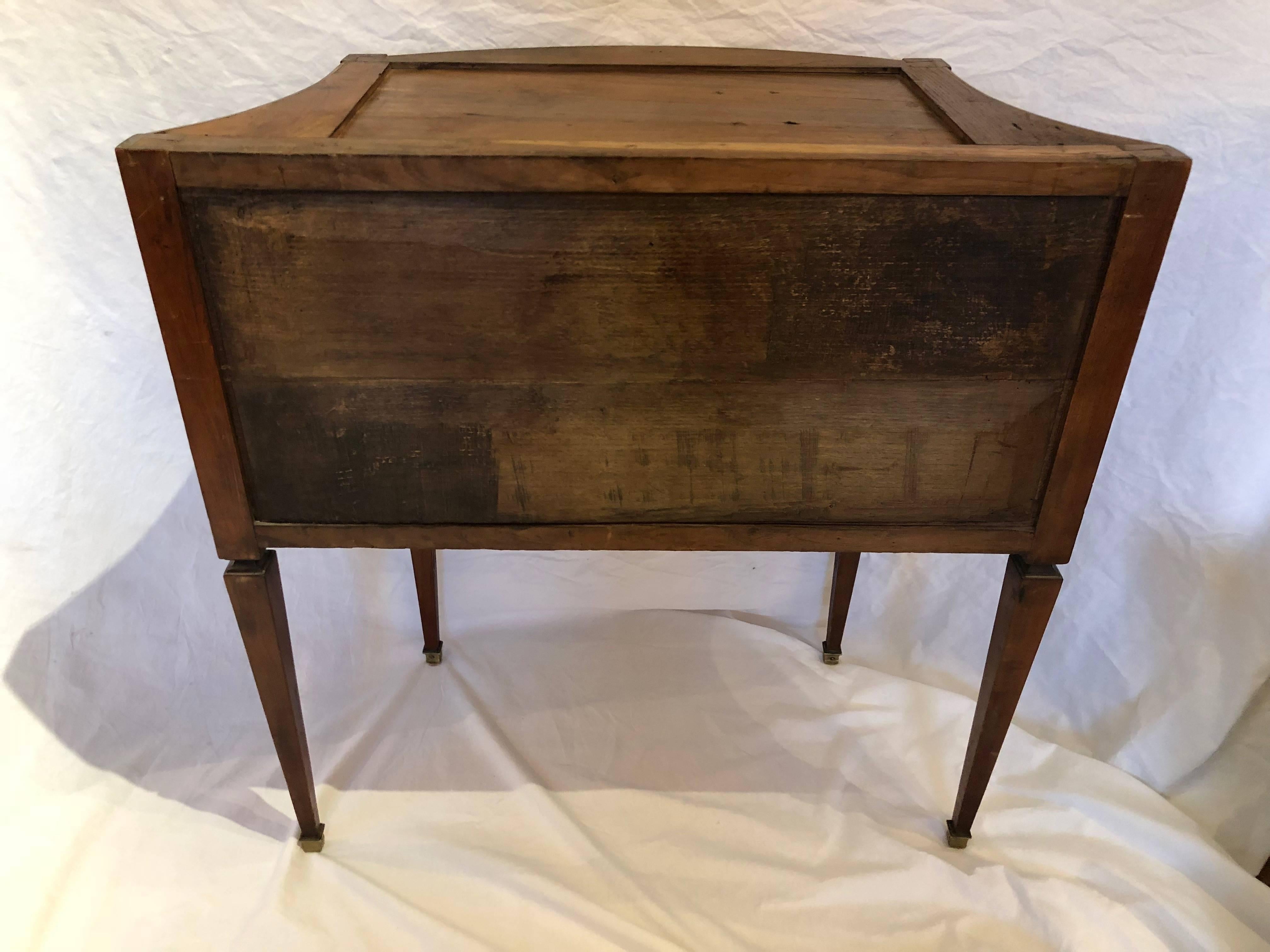 Small Continental Commode with Marble Top, Early 19th Century  For Sale 5