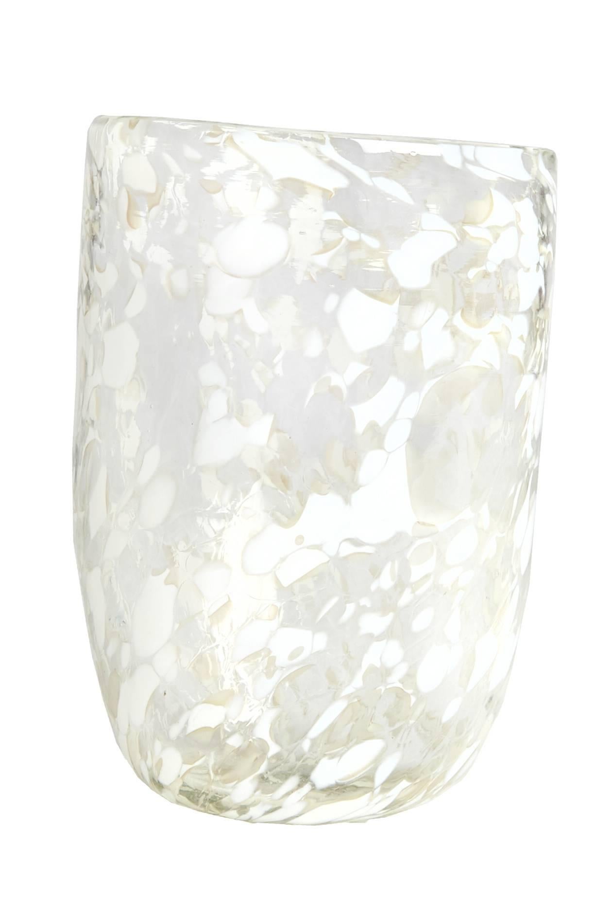 Italian Set of Six Handblown Laguna B. Glasses for Cabana For Sale