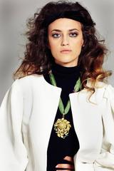 Unique Gold Plated Pendant with Precious Stones from Afghanistan