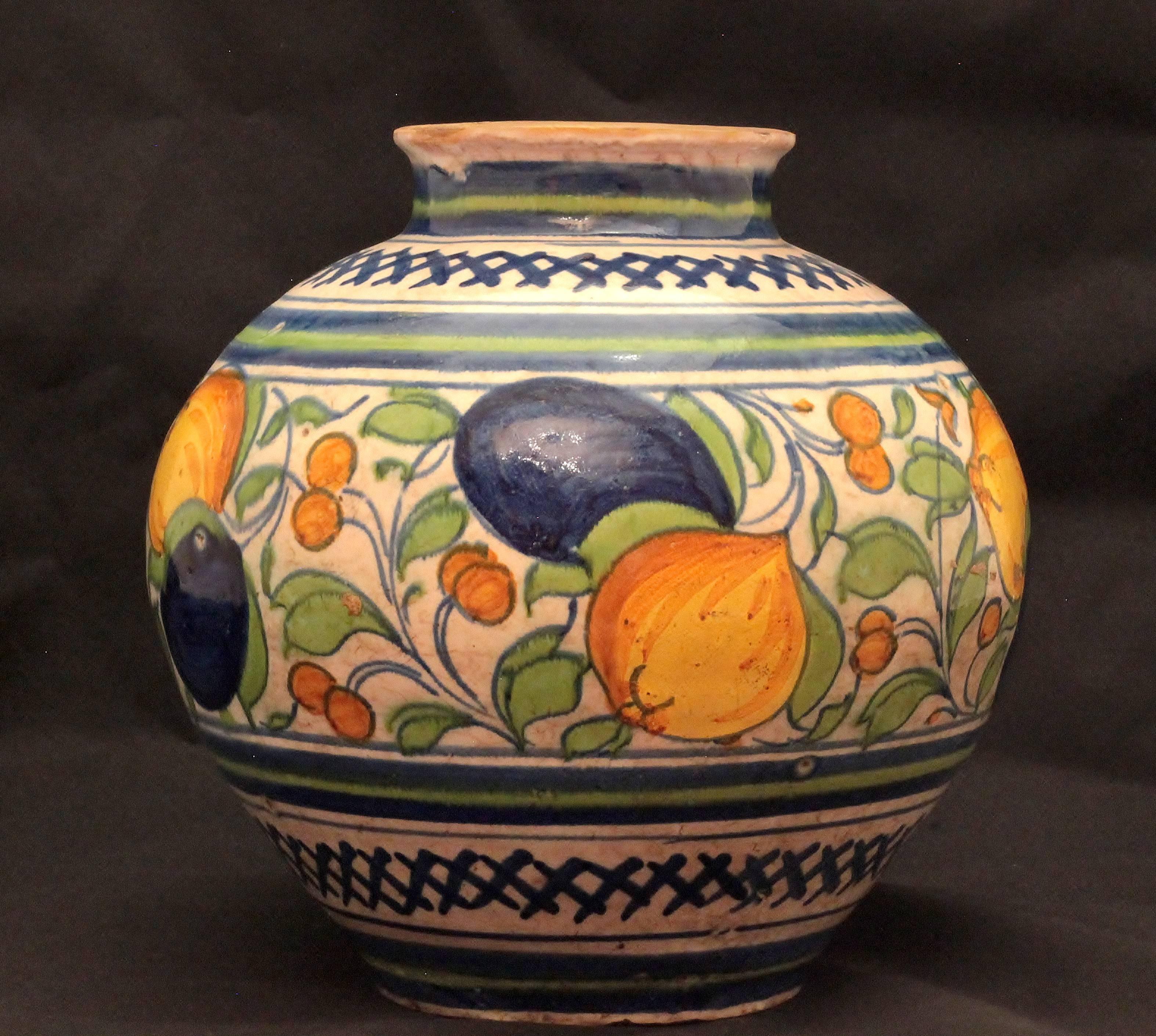 Italian 16th Century Venise Majolica Vase or Bowl