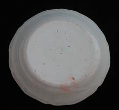 Nevers 'France' Faience Plate with a Polychrome Decoration, 18th Century