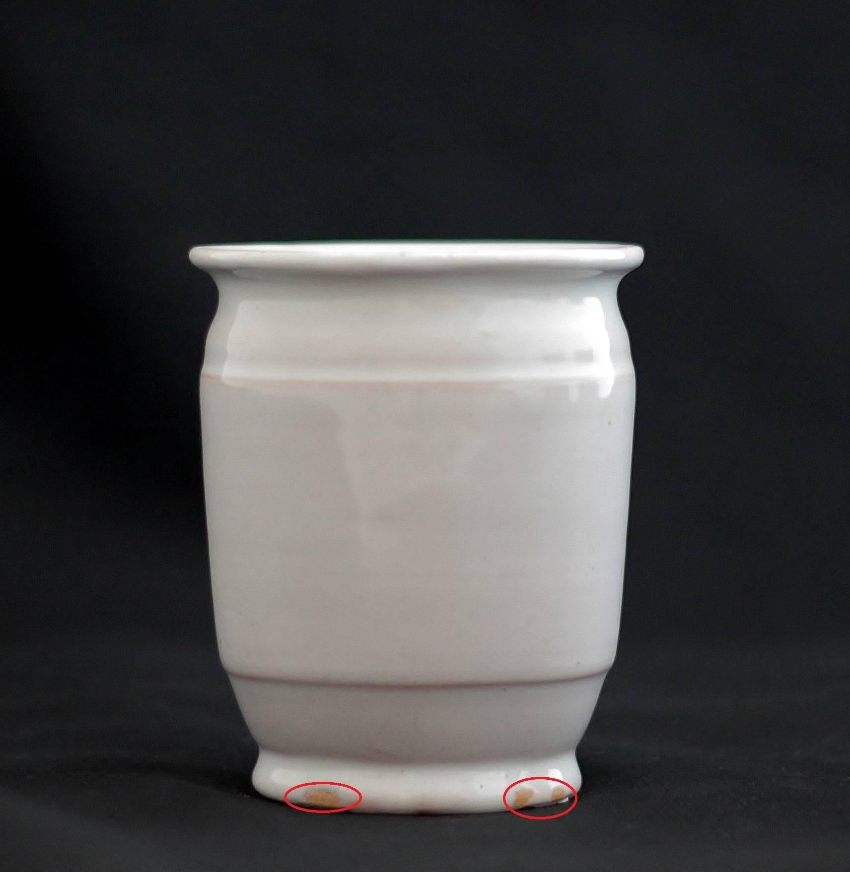 18th Century and Earlier Hagueneau 'France, Est' Faience, Three Pillboxes, 18th Century For Sale