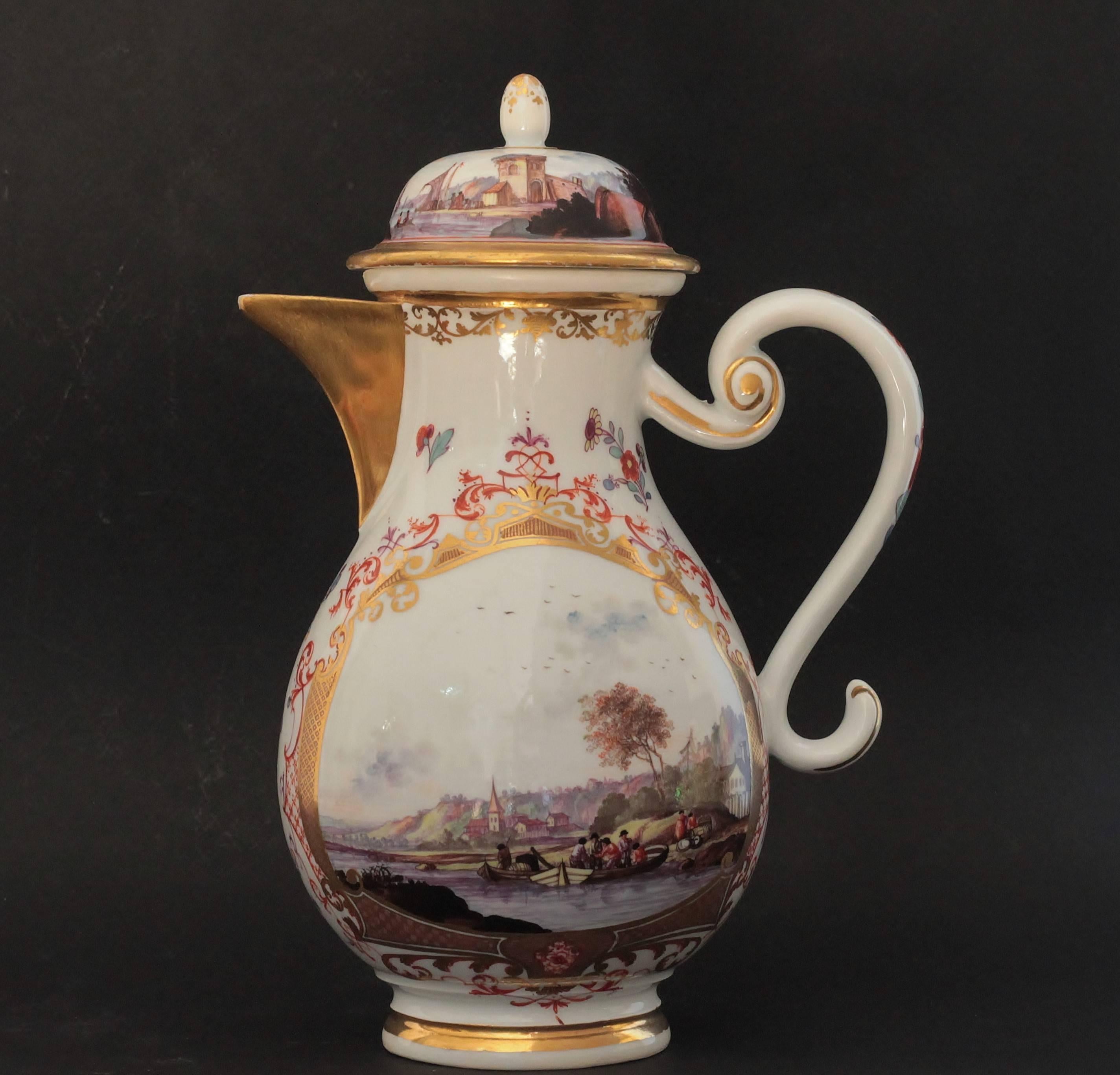 Rococo Meissen 'Saxe' Porcelain, 18th Century For Sale