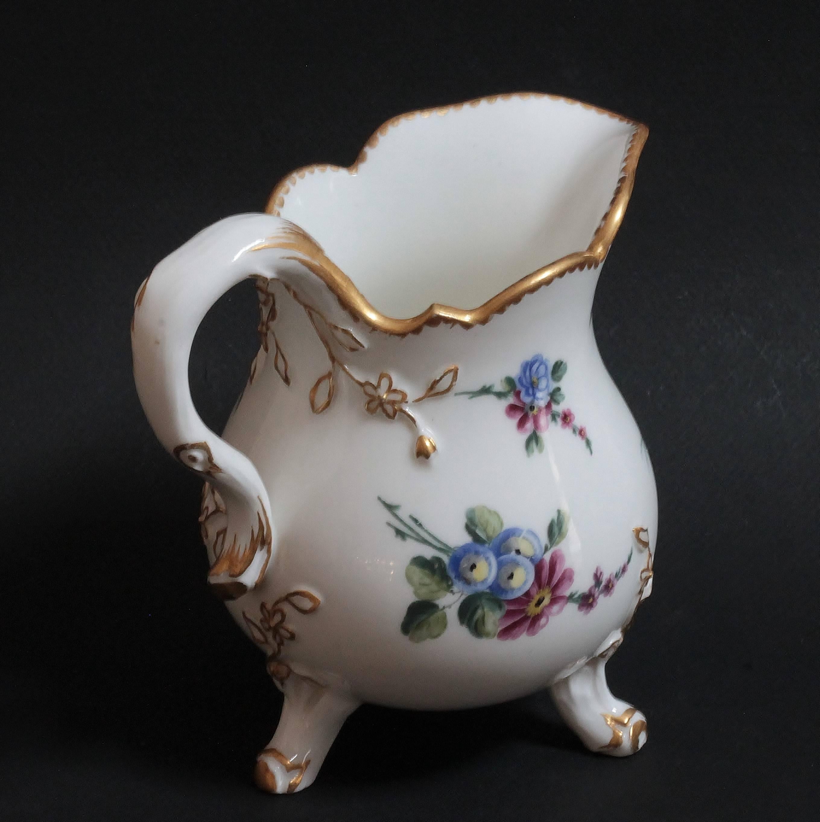 Sevres Porcelain Milk Jug, circa 1767 1