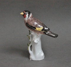 Meissen Model of a Goldfinch, circa 1745