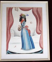 Arturo Eduardo Teixeira Barbosa Watercolors/Illustrations, Circa Late 1920s