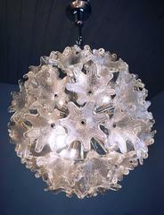 Sputnik Chandelier Murano Glass & Chrome by Paolo Venini for VeArt, Italy, 1960s