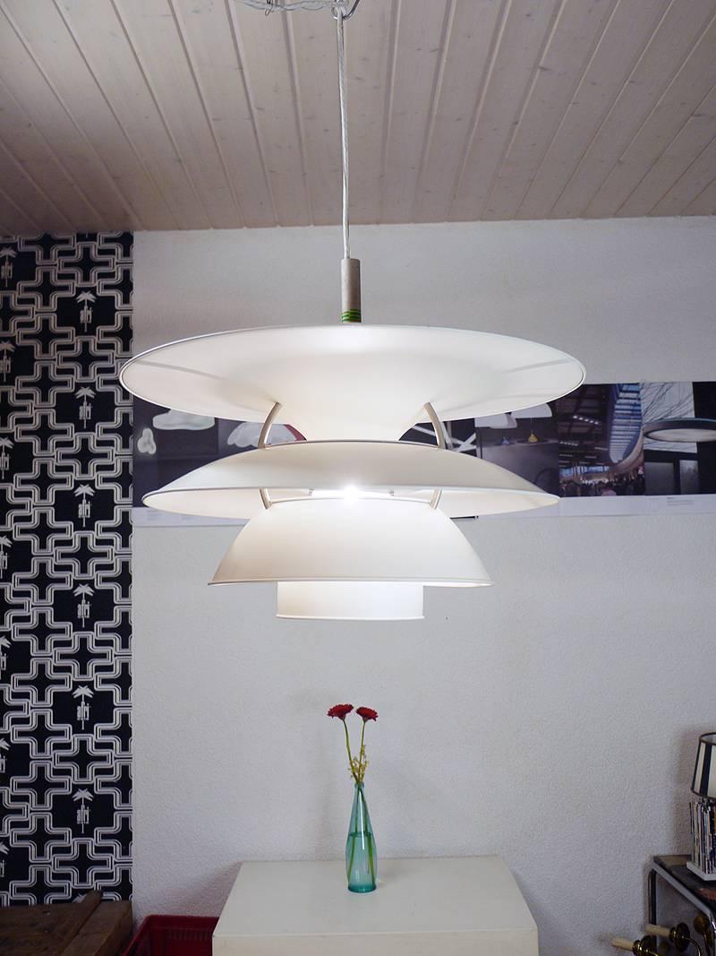 Mid-Century Modern Original Henningsen PH 6½-6 Charlottenborg Lamp by Louis Poulsen 1960s d25.5