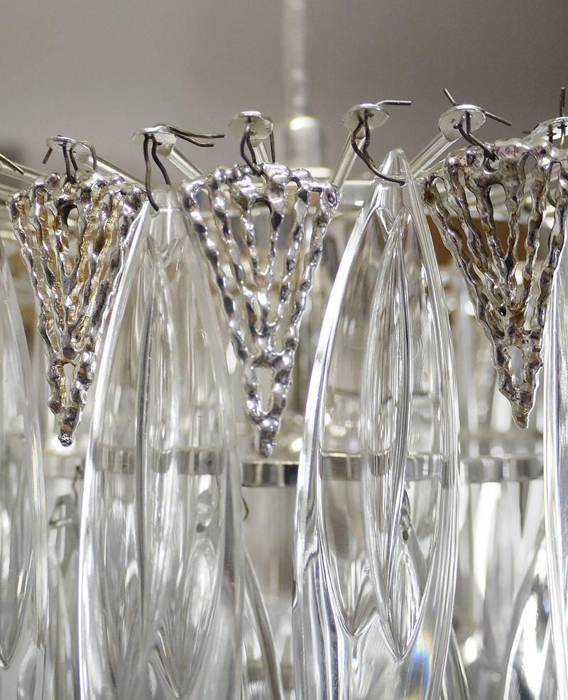 Crystal Glass Chandelier by Bakalowits & Sons, Vienna In Good Condition In Niederdorfelden, Hessen
