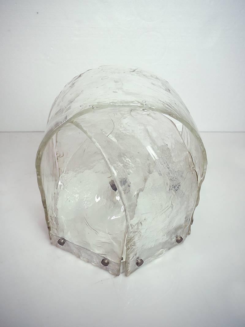 Murano Glass Flush Mount Ceiling Light by Carlo Nason for Mazzega im Zustand „Gut“ in Niederdorfelden, Hessen