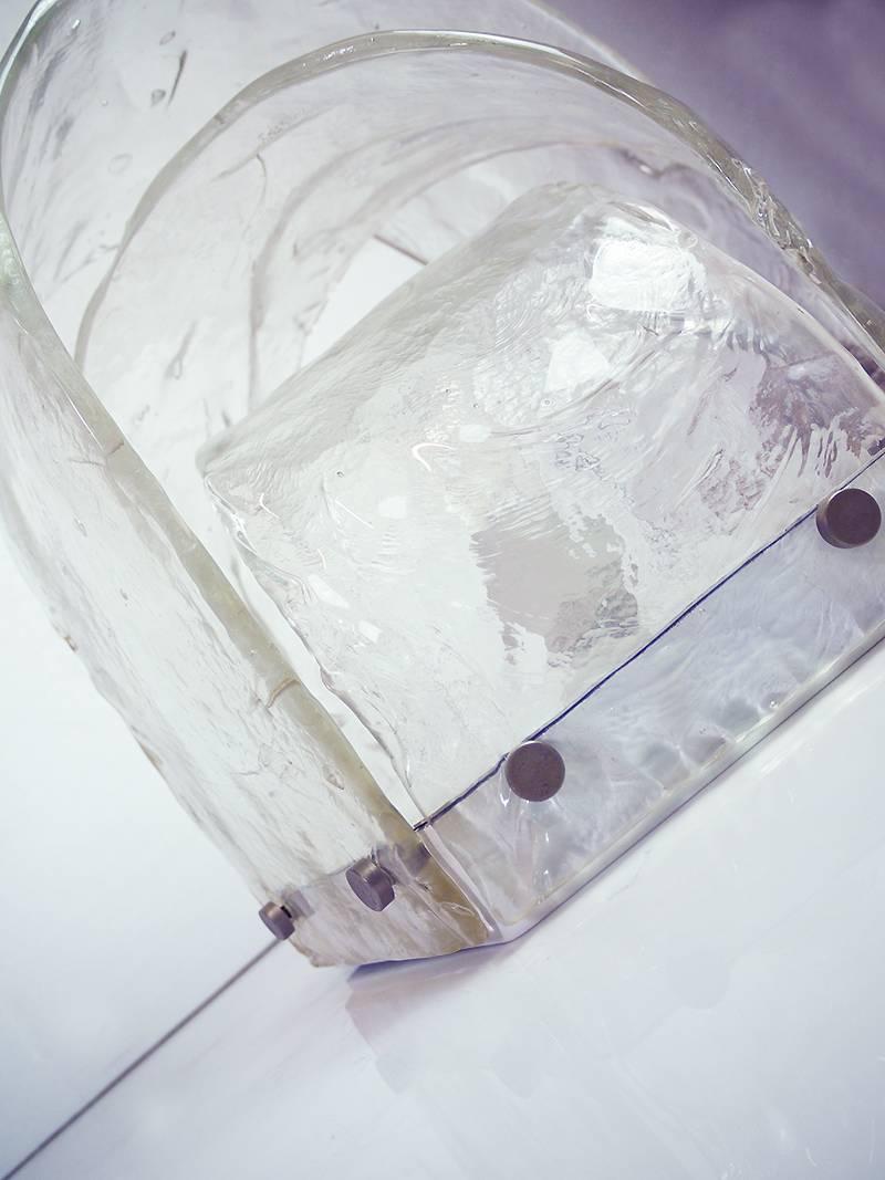 Murano Glass Flush Mount Ceiling Light by Carlo Nason for Mazzega (Handgefertigt)