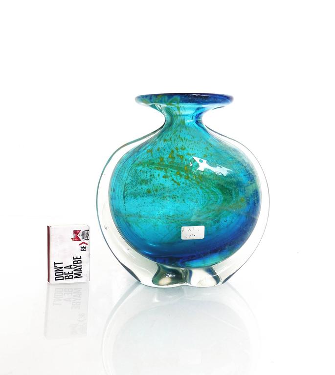 Michael Harris for Mdina Art Glass Vase at 1stDibs michael harris