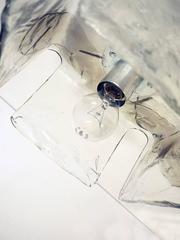 1 (de 8) Empotrable y aplique de Murano ámbar de Carlo Nason para Kalmar 1960