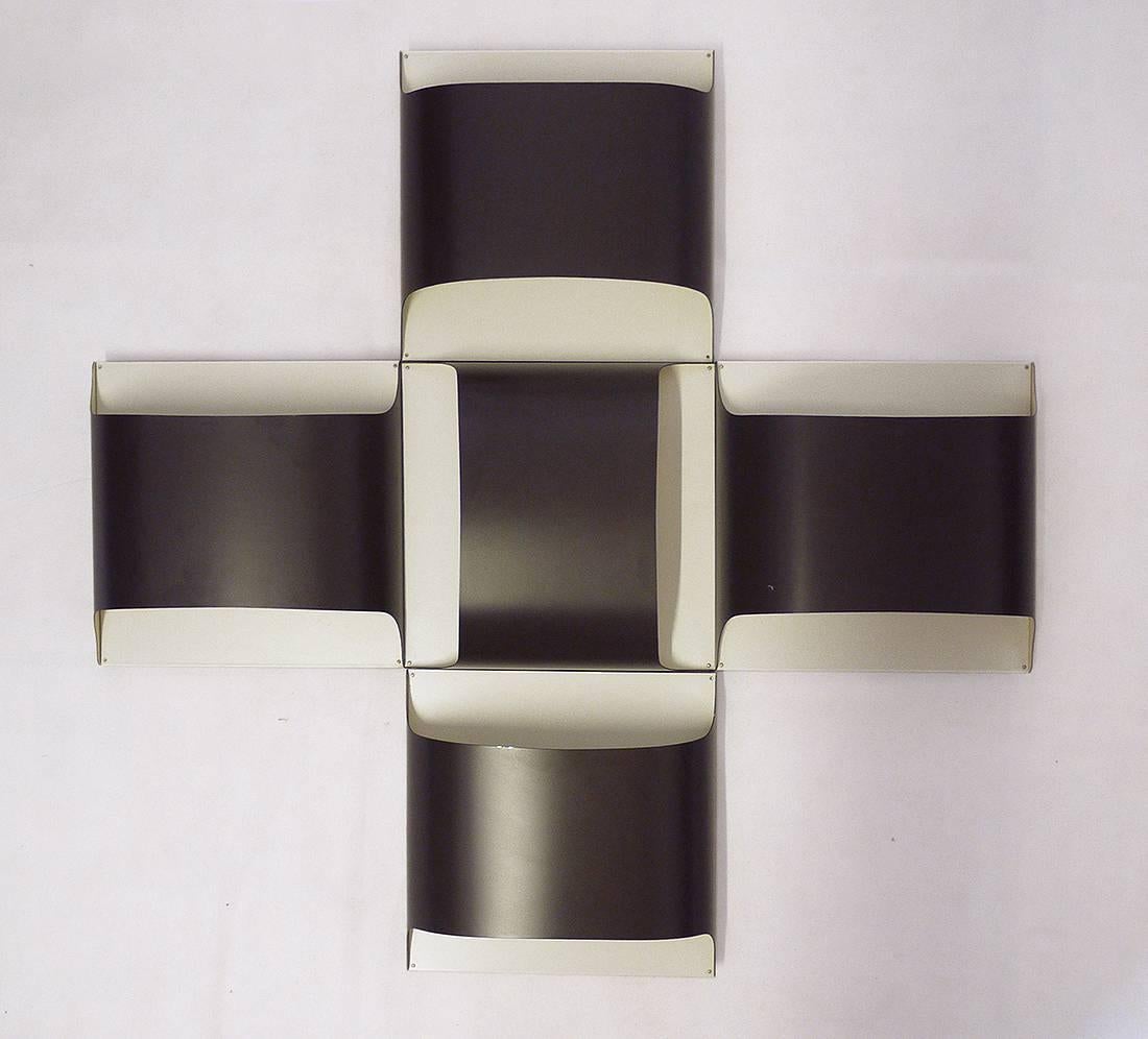 Set von 5 Wandleuchtern von Staff Germany, entworfen von R. Kruger & D. Witte, 1968 (Metall) im Angebot