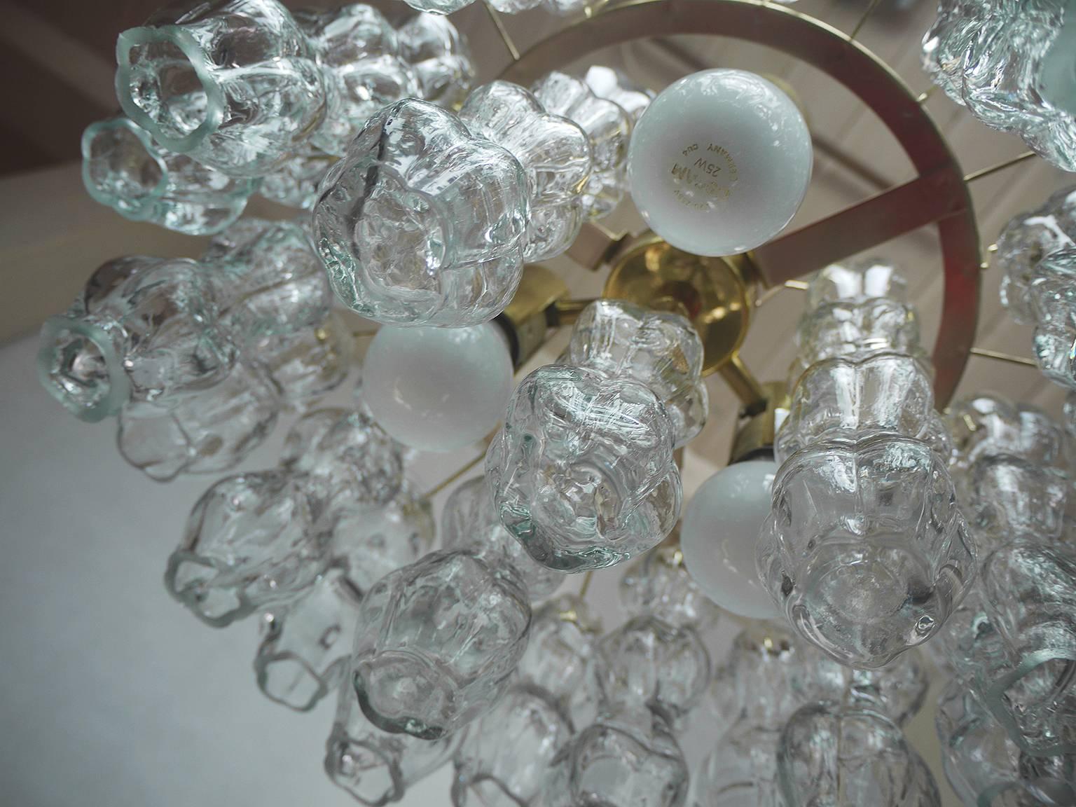 Mid-Century Modern Murano Glass Chandelier by Doria, 1960s