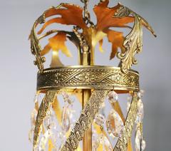 Fine Golden Louis XV Chandelier Rococo Style Belle Époque