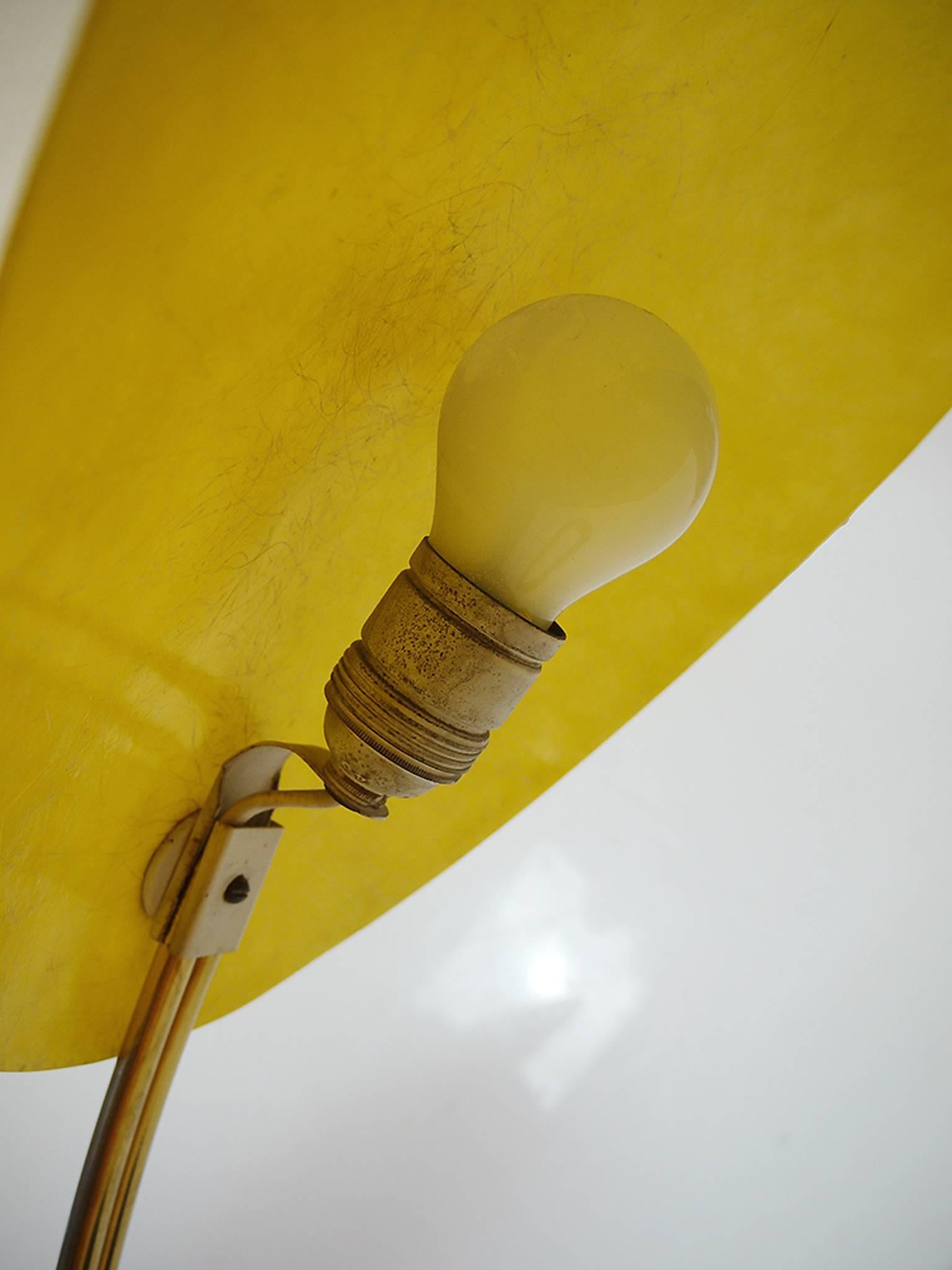 Austrian Midcentury Fiberglass Desk Lamp, Austria, 1950s