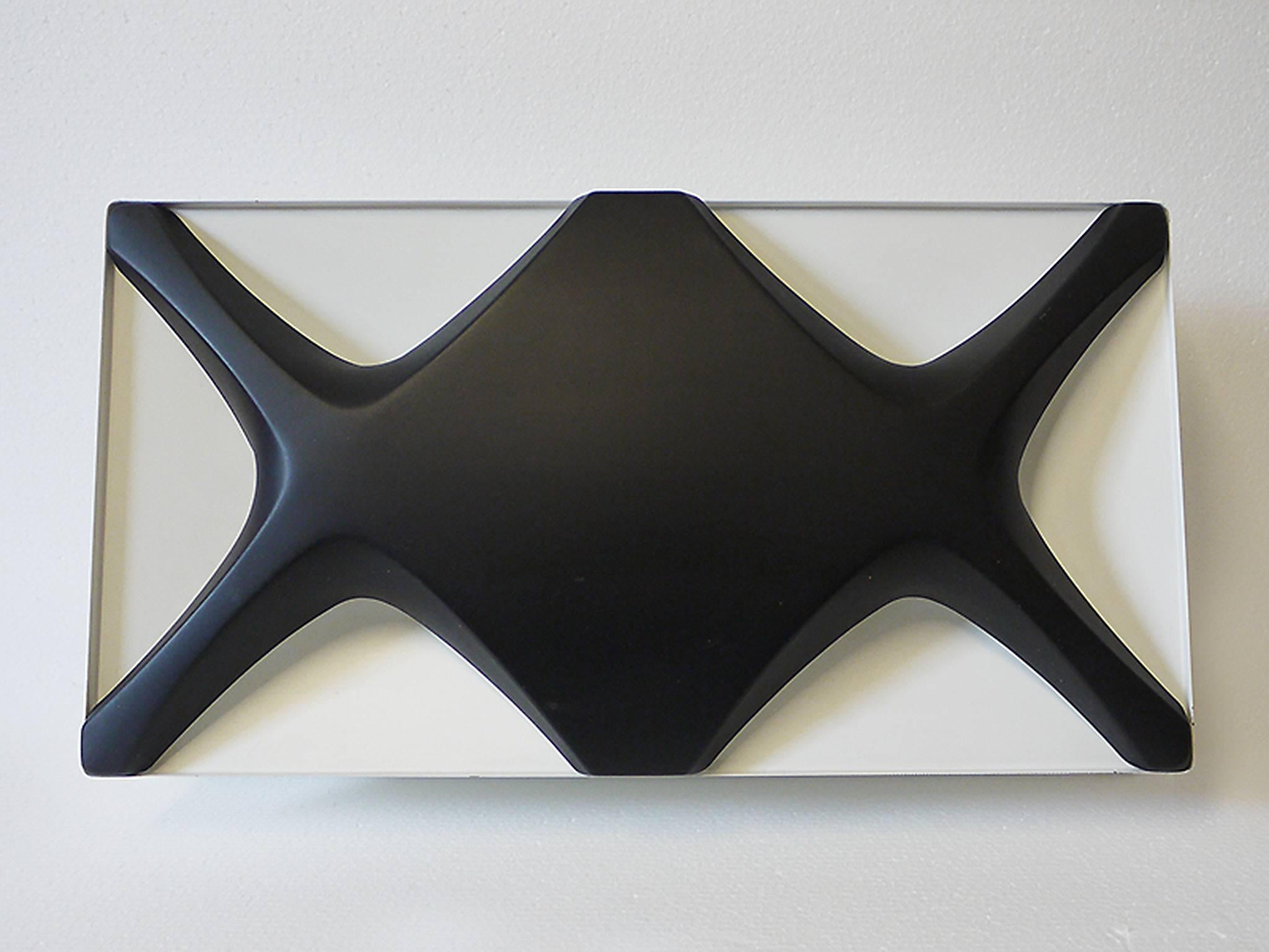Space Age Large Oyster Light Panel by Dieter Witte & Rolf Krüger for Staff, 1968