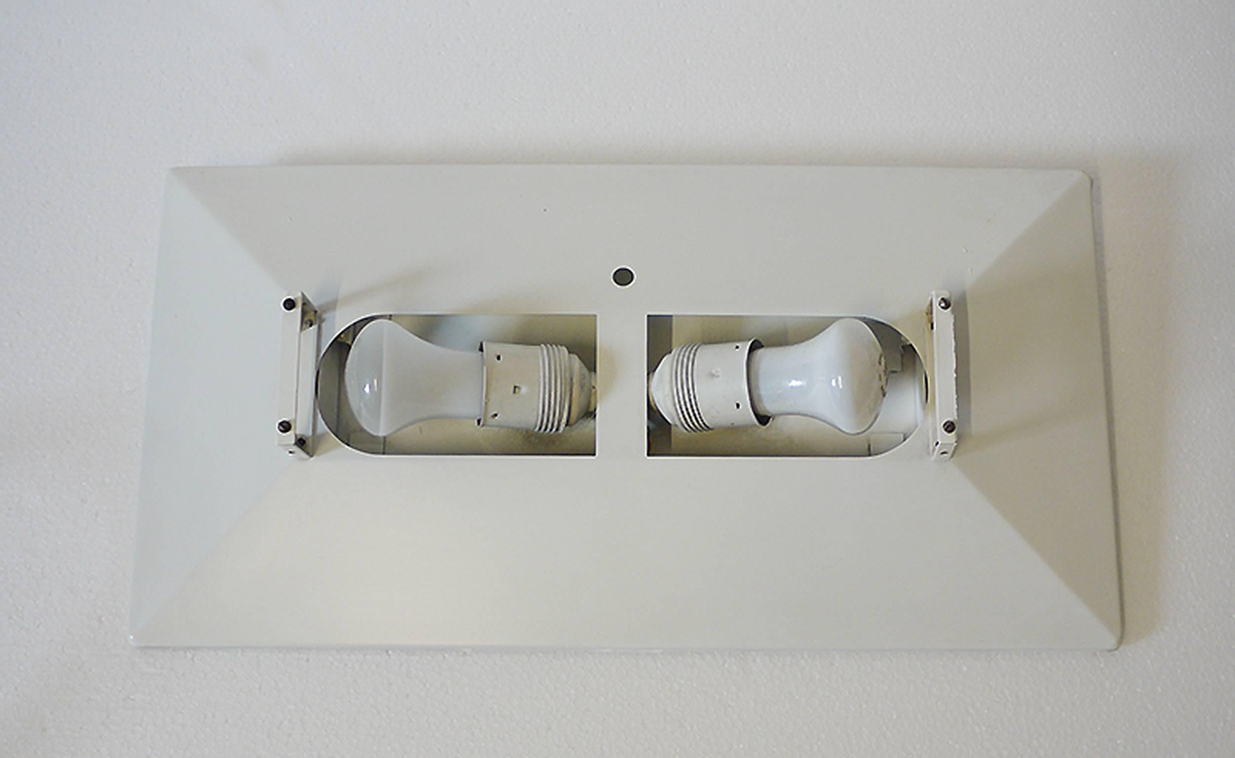 Large Oyster Light Panel by Dieter Witte & Rolf Krüger for Staff, 1968 In Good Condition In Niederdorfelden, Hessen