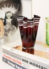 Murano Glass Fazzoletto Handkerchief Vase, 1960s